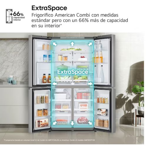 FRIGORIFICO LG GMF961PY3E AMERIC INOX 1,79 E